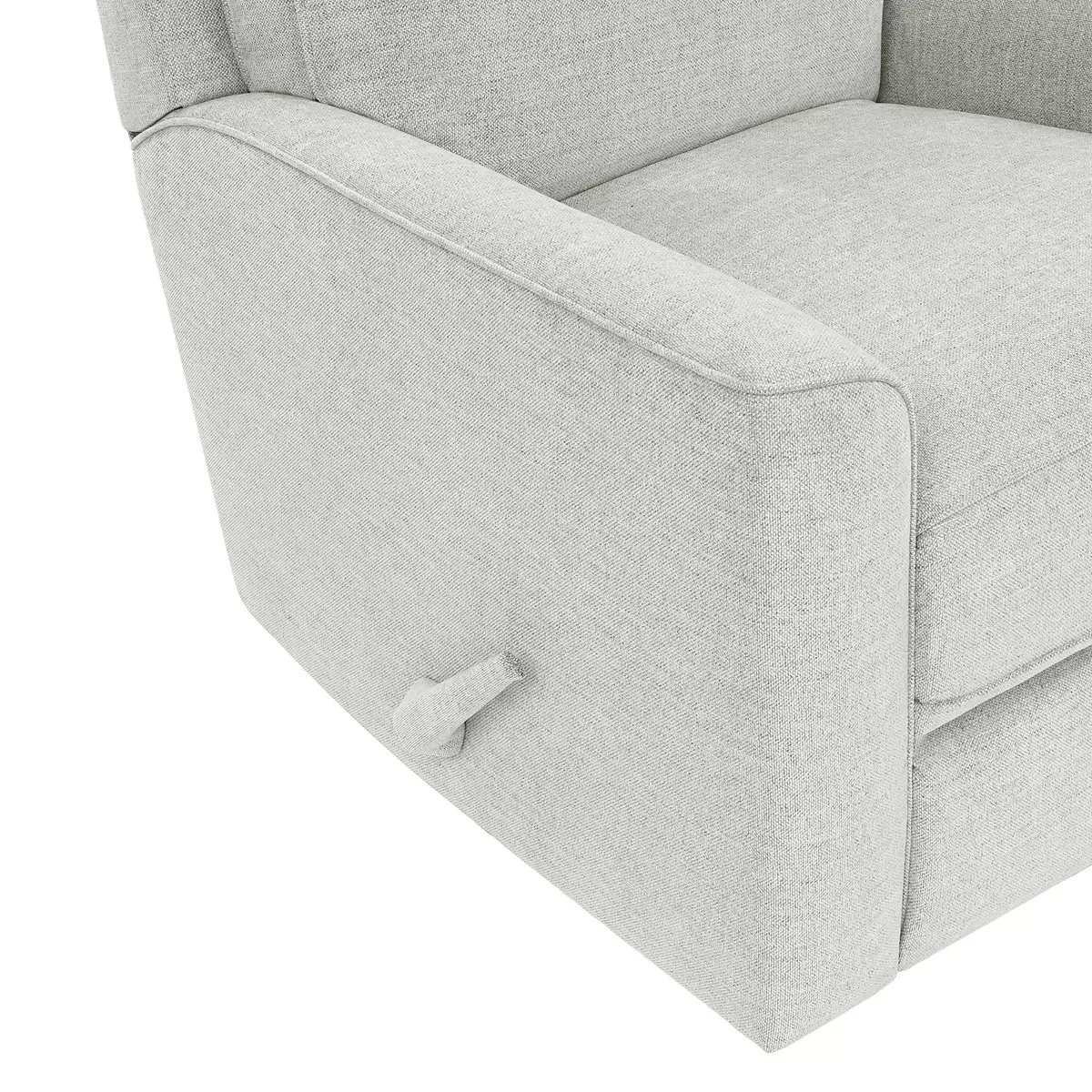 True Innovations - Fauteuil inclinable pivotant en tissu gris Paxley - Image 6
