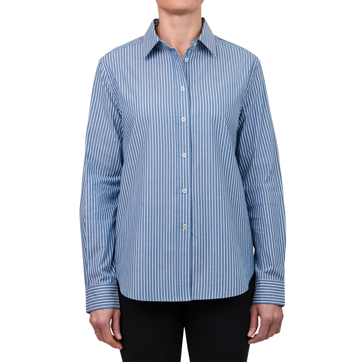 United Colors of Benetton - Chemise tissée en coton Supima - Image 3