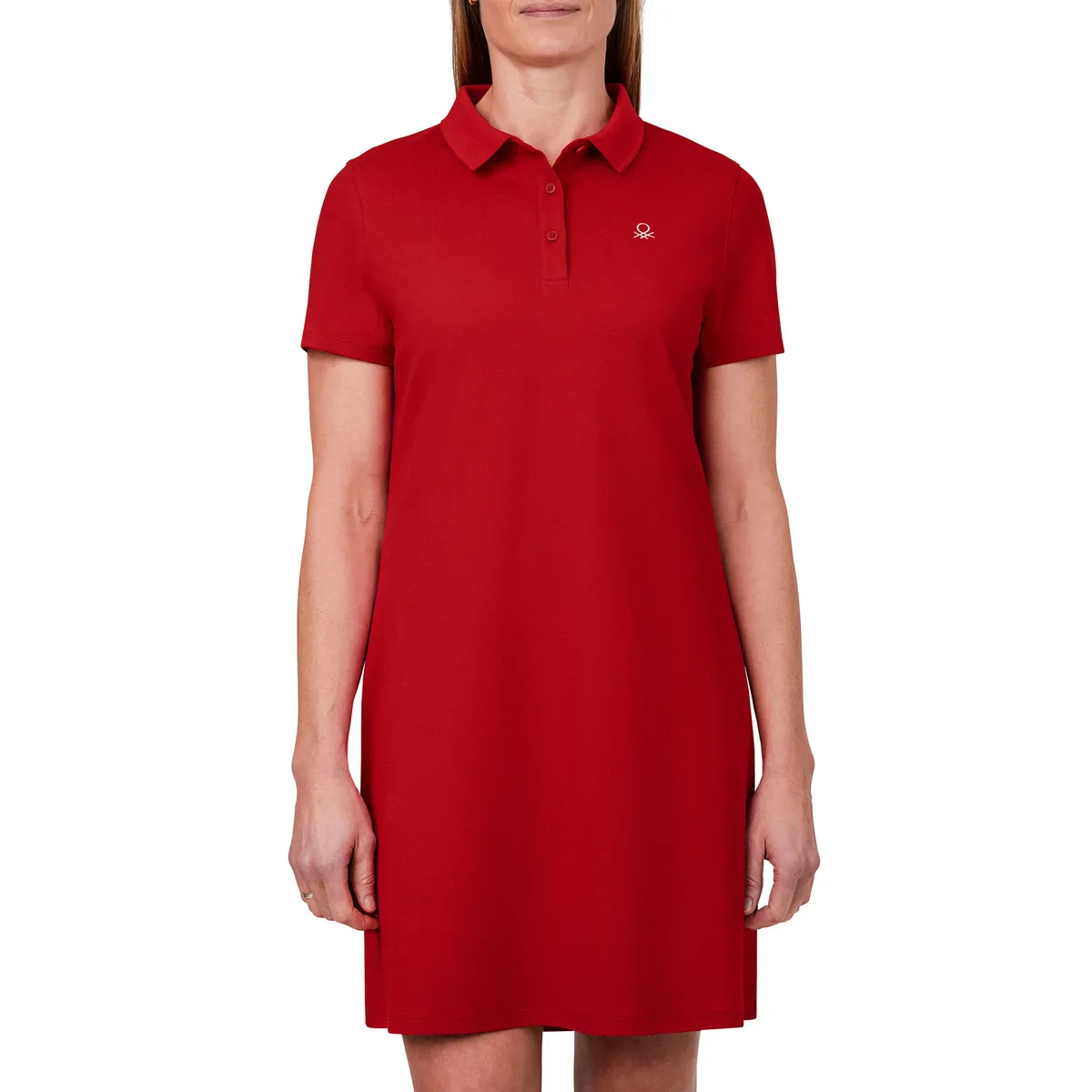 United Colors of Benetton – Robe-polo à manches courtes