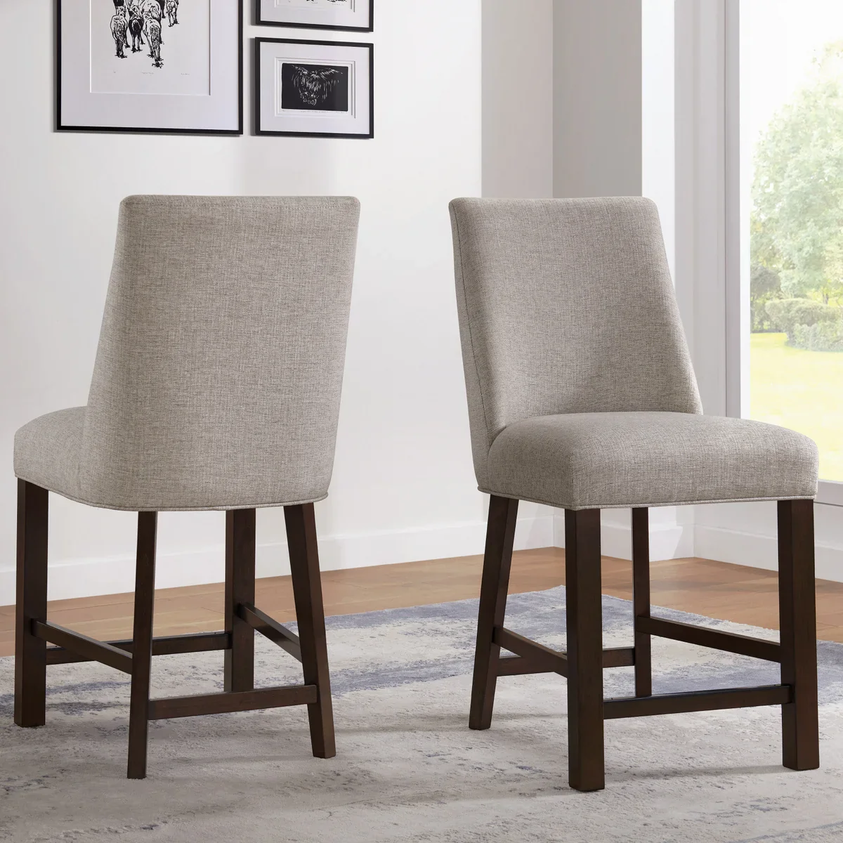 Universal Broadmore - Ensemble de 2 tabourets de comptoir - Helena - Image 2