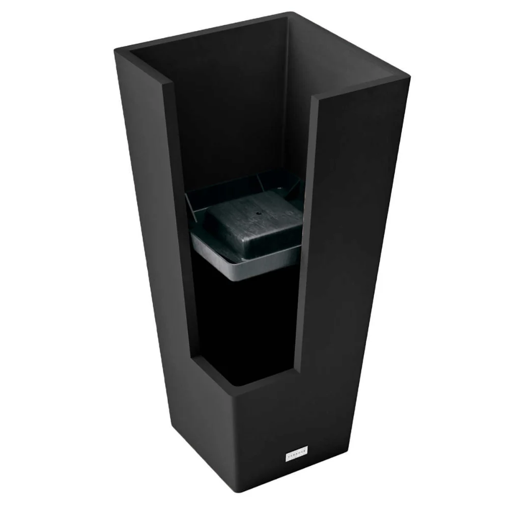 Veradek - Jardinière fuselée V-Resin avec plateau intégré - Image 3