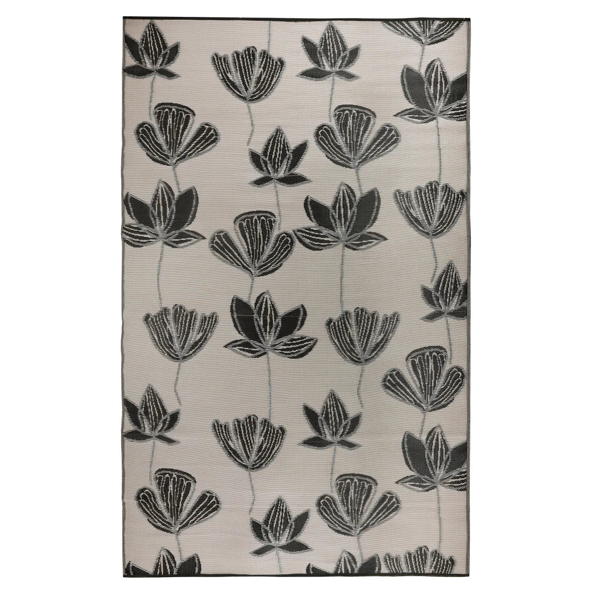 Viana - Tapis réversible d'intérieur/extérieur Bahamas Collection Midnight Lotus - Image 2
