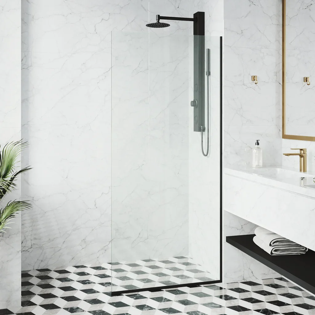 Vigo - Paroi de douche fixe sans cadre Zenith - Image 4