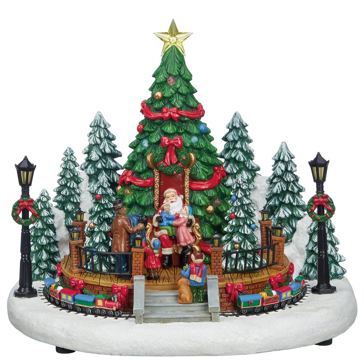 Village de Noël avec lumières et musique de 30 pièces - Image 2