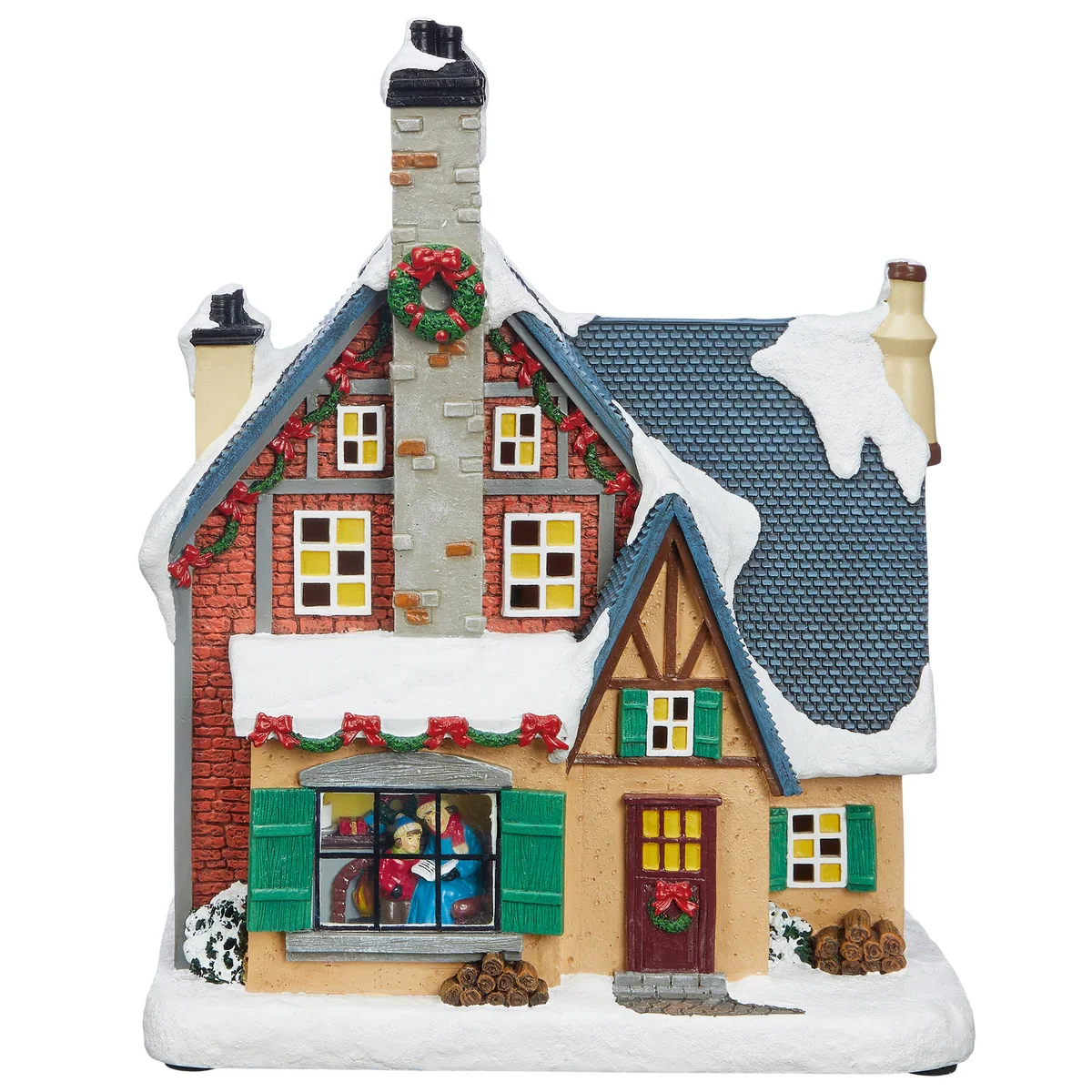 Village de Noël avec lumières et musique de 30 pièces - Image 3