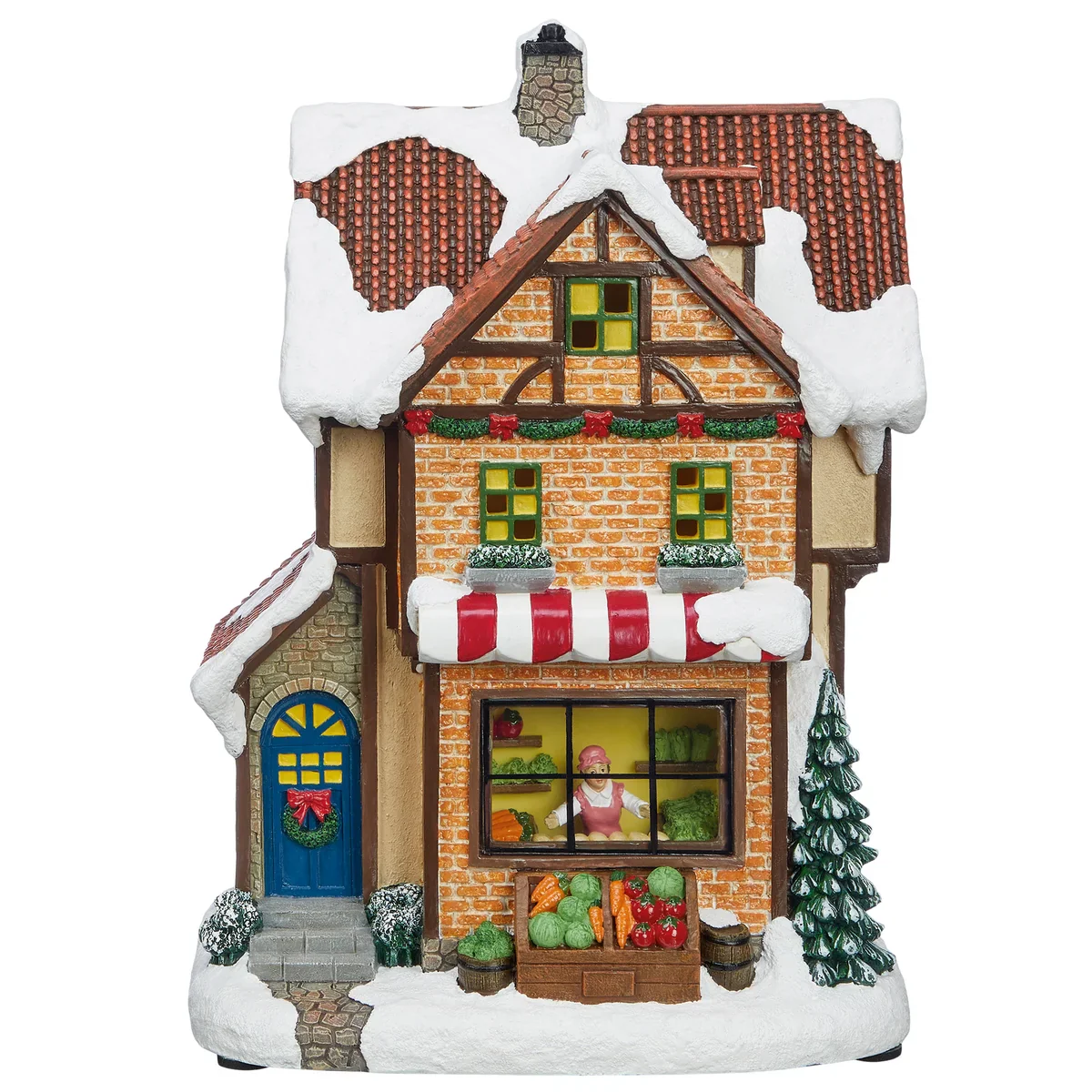 Village de Noël avec lumières et musique de 30 pièces - Image 4