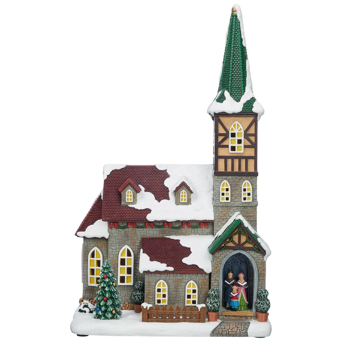 Village de Noël avec lumières et musique de 30 pièces - Image 5