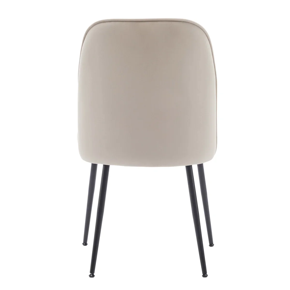 Wulin - Ensemble de 2 chaises de salle à manger en tissu - Image 4