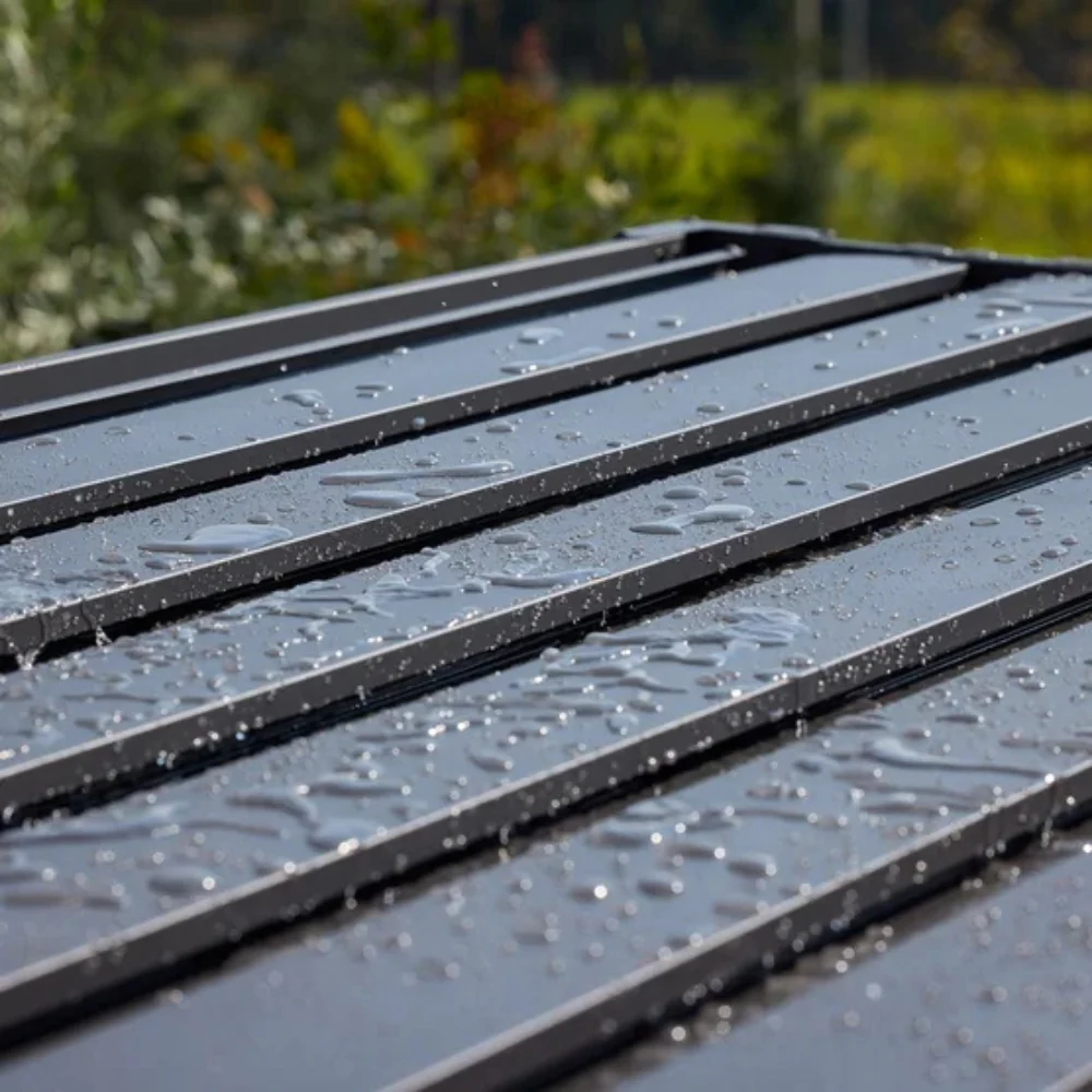 Zhejiang Zhengte Group - Pergola à Persiennes en aluminium Mirador, 10 pi x 20 pi - Image 3